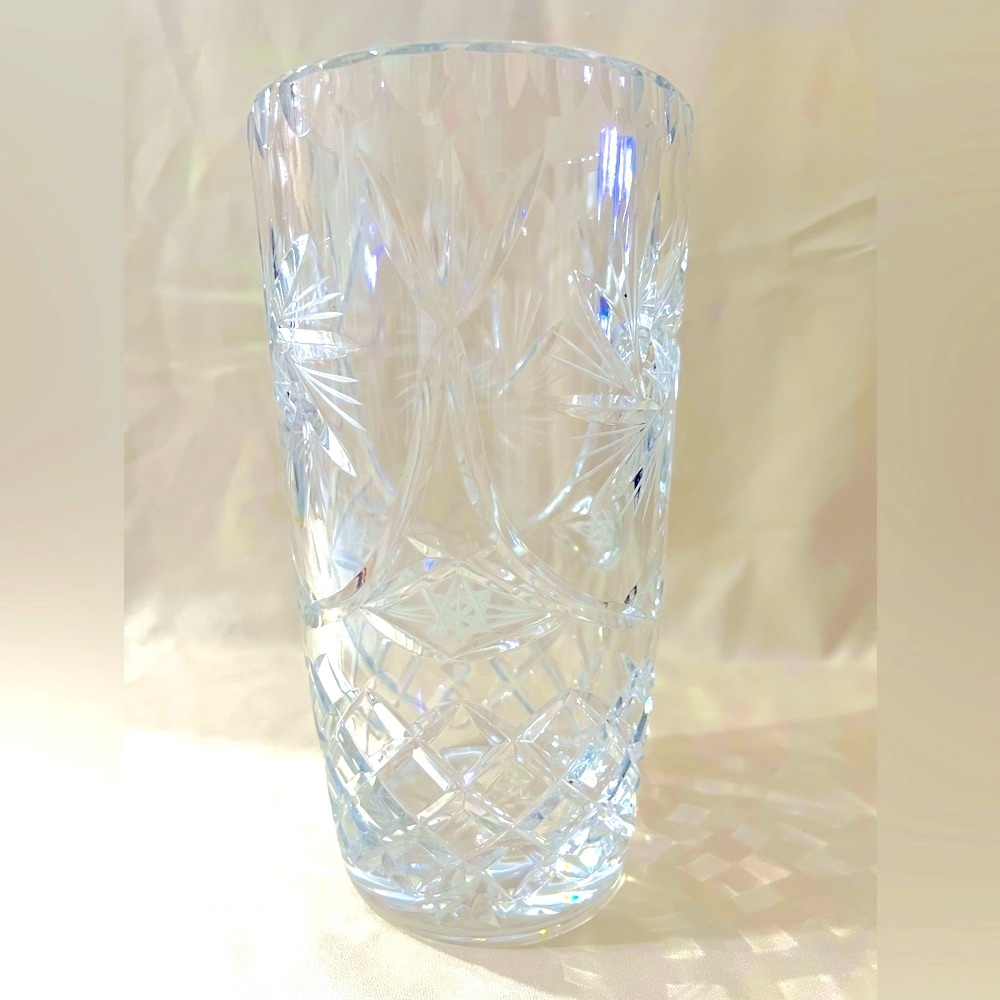 Trevon Crystal Table Vase